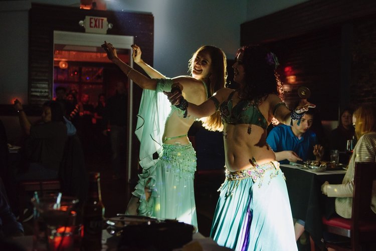 belly dancing cazbar restaurant